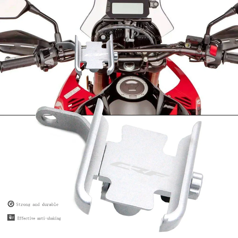 

Motorcycle Phone Holder Handlebar Mirror GPS Stand Bracket For Honda CRF250R 250X 250RX CRF450R 450X 450RX 450L 450RL CRF150R