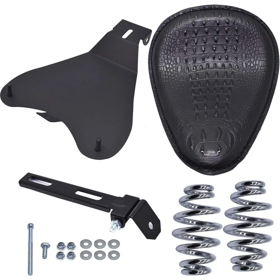 

Motocycle Black Sprung Seat with Seat Base Replacement for ACE VT 1100 750