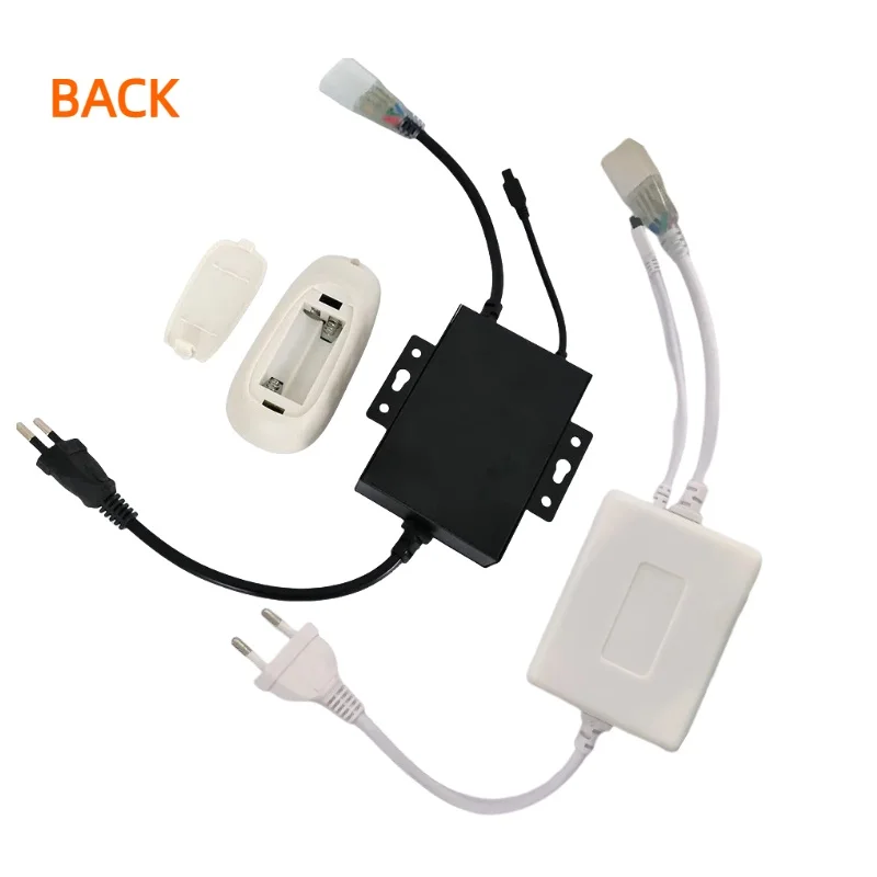 220V/110V 24-key remote LED Controller with 4-Pin conect suit for various high voltage RGB led strips and the neon lights strip