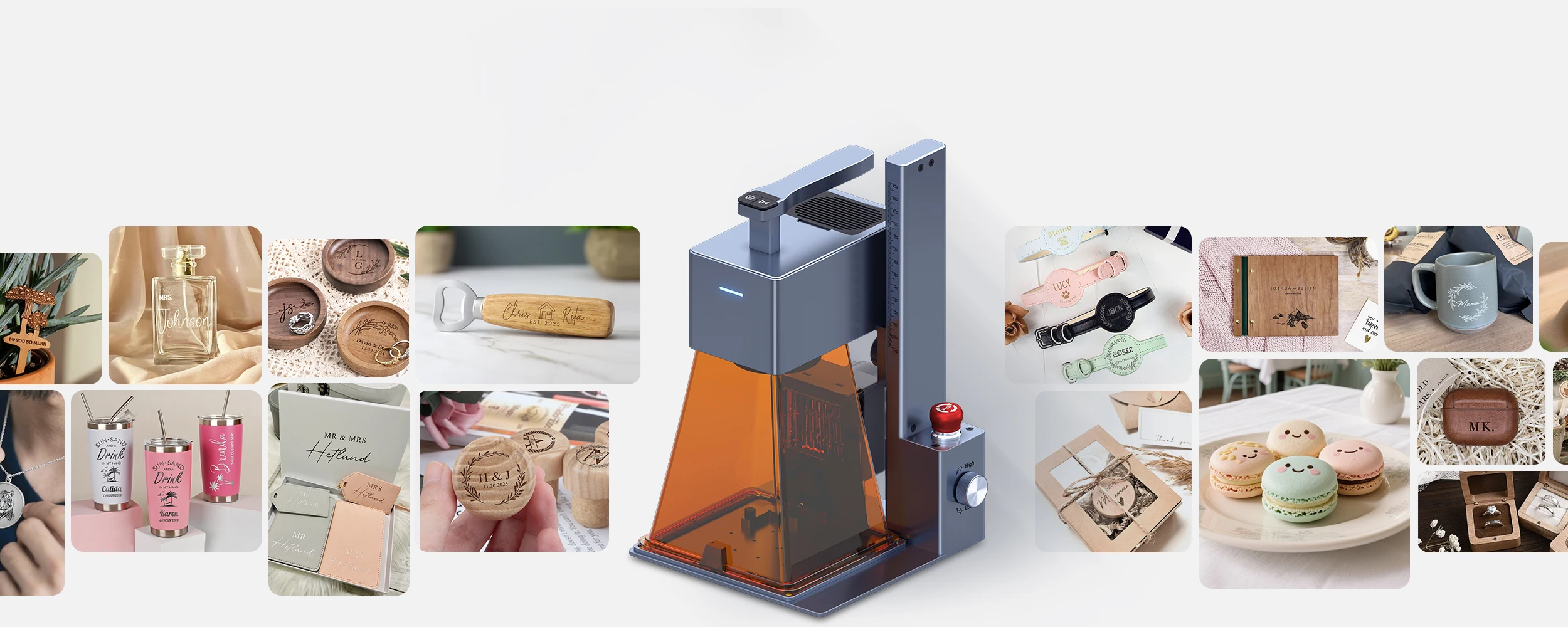 Raymoto R1 Portable 10W 20W Laser Engraver Compact DIY Easy to Use Fast Engraving Speed Laser Engraving Machine