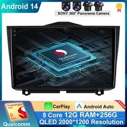 2 Din Android 14 Carplay autoradio per LADA BA3 Granta Cross 2018 2019 navigazione GPS lettore Video multimediale Stereo DVD