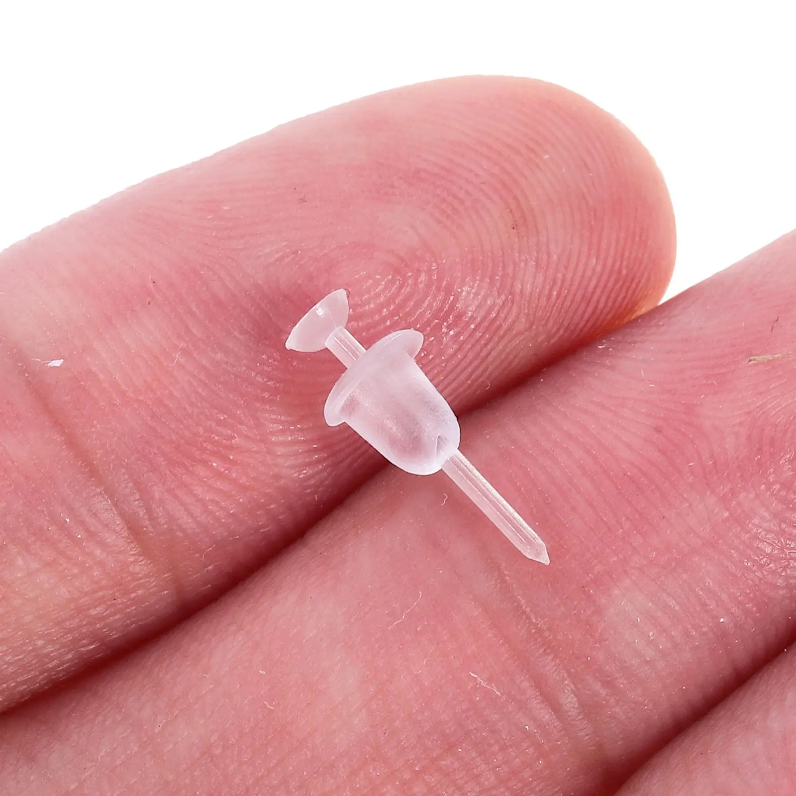 

300Pairs Ear Ring Jewelry Accessories Clear Studs Soft Transparent Earring Backs for Sports Daily Wear Sleeping Secure Locking