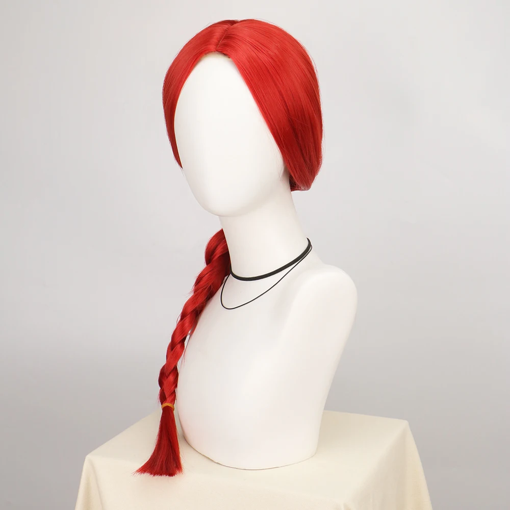 Toy Story 2 Jessie Cosplay Wigs Braid Styled Long Synthetic Hair Heat Resistance Fiber WigsBraid Styled Wig view 5