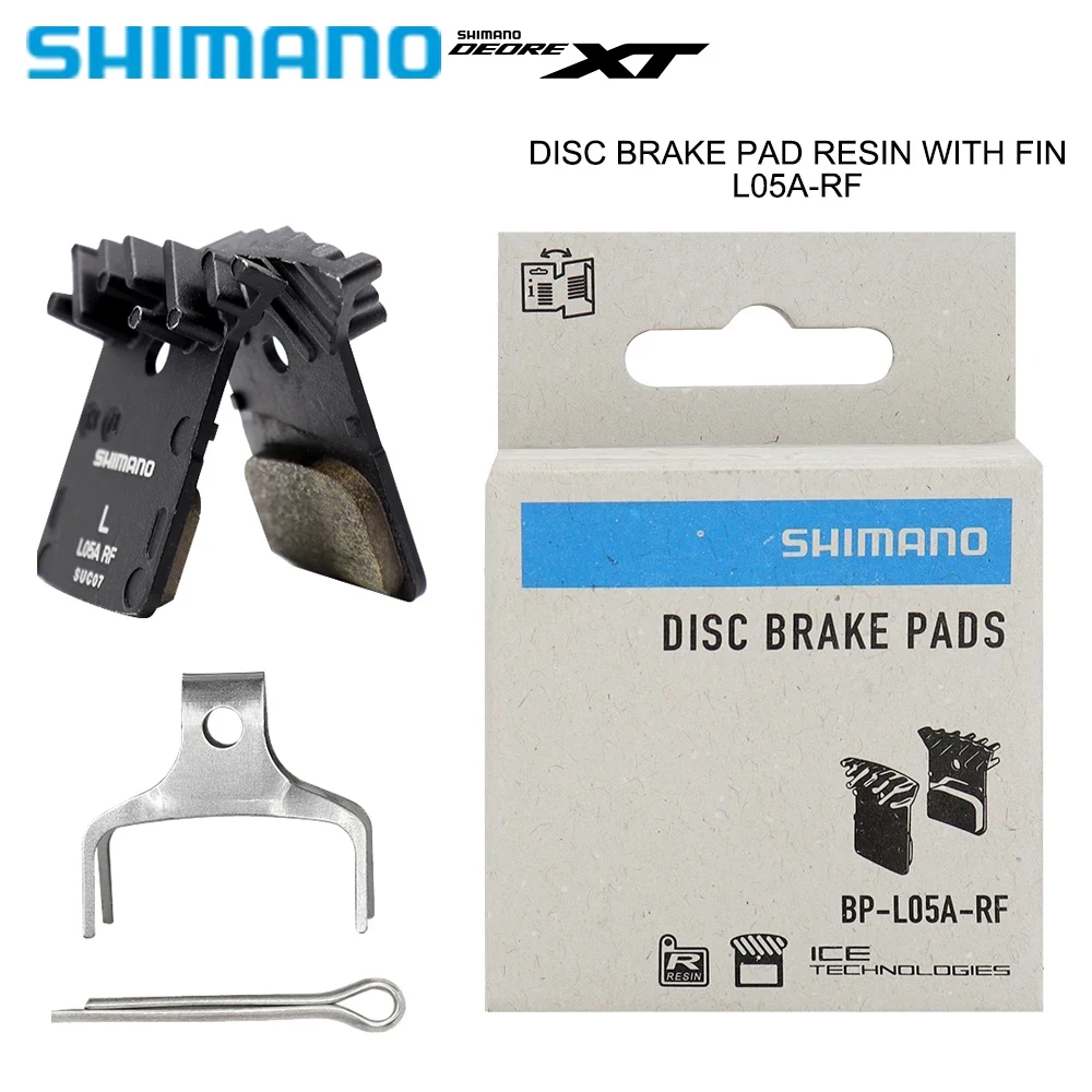 SHIMANO L05A Bicycle Brake Pads for MTB Road Bike L05A-RF Resin Brake Pad for M8100 M7100 R9150 R7100 R8050 GRX Original Parts