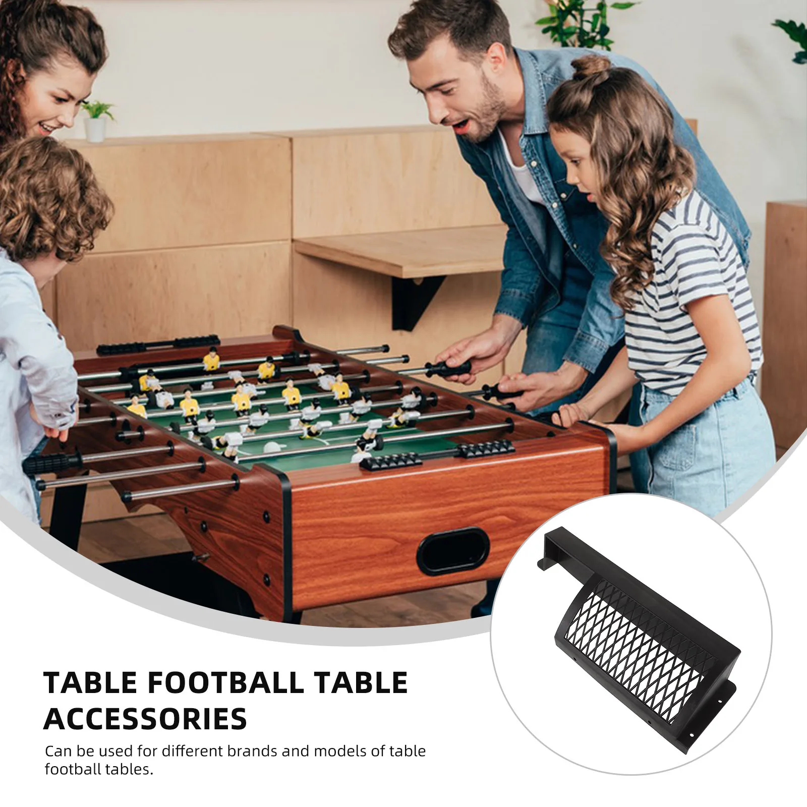 

2Pcs Foosball Table Replacement Parts Complete Ball Collecting Kit Includes Sturdy Net Frame for Uninterrupted Fast Paced Game