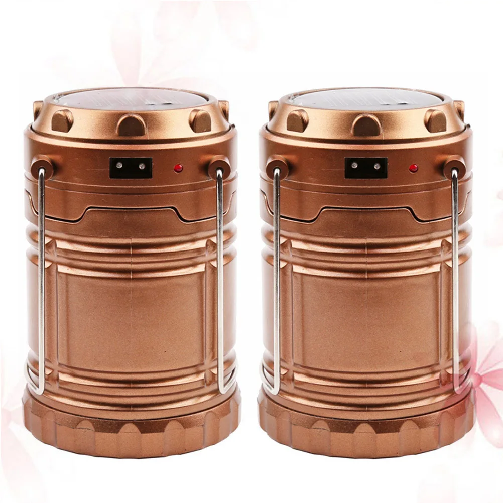 

Portable Solar Rechargeable Lantern LED Camping Light USB Foldable Outdoor Hiking Emergency High Quality Material Great