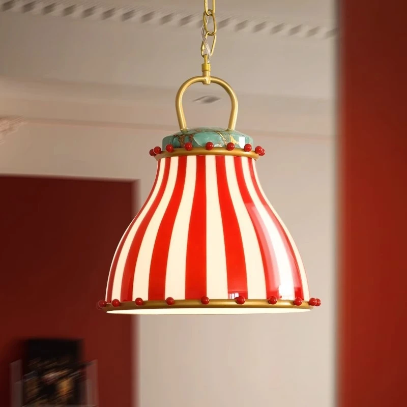 American Circus Glass Pendant Light Chandelier Modern Living Dining Room Bedroom Kitchen Island Christmas Decor Hanging Lamp