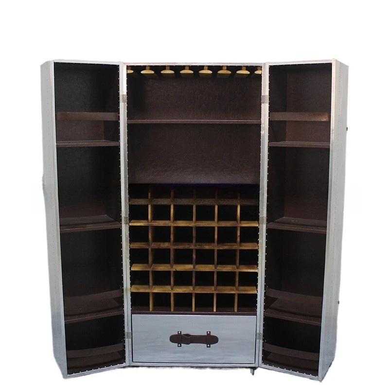 

Rivet metal decorative cabinet