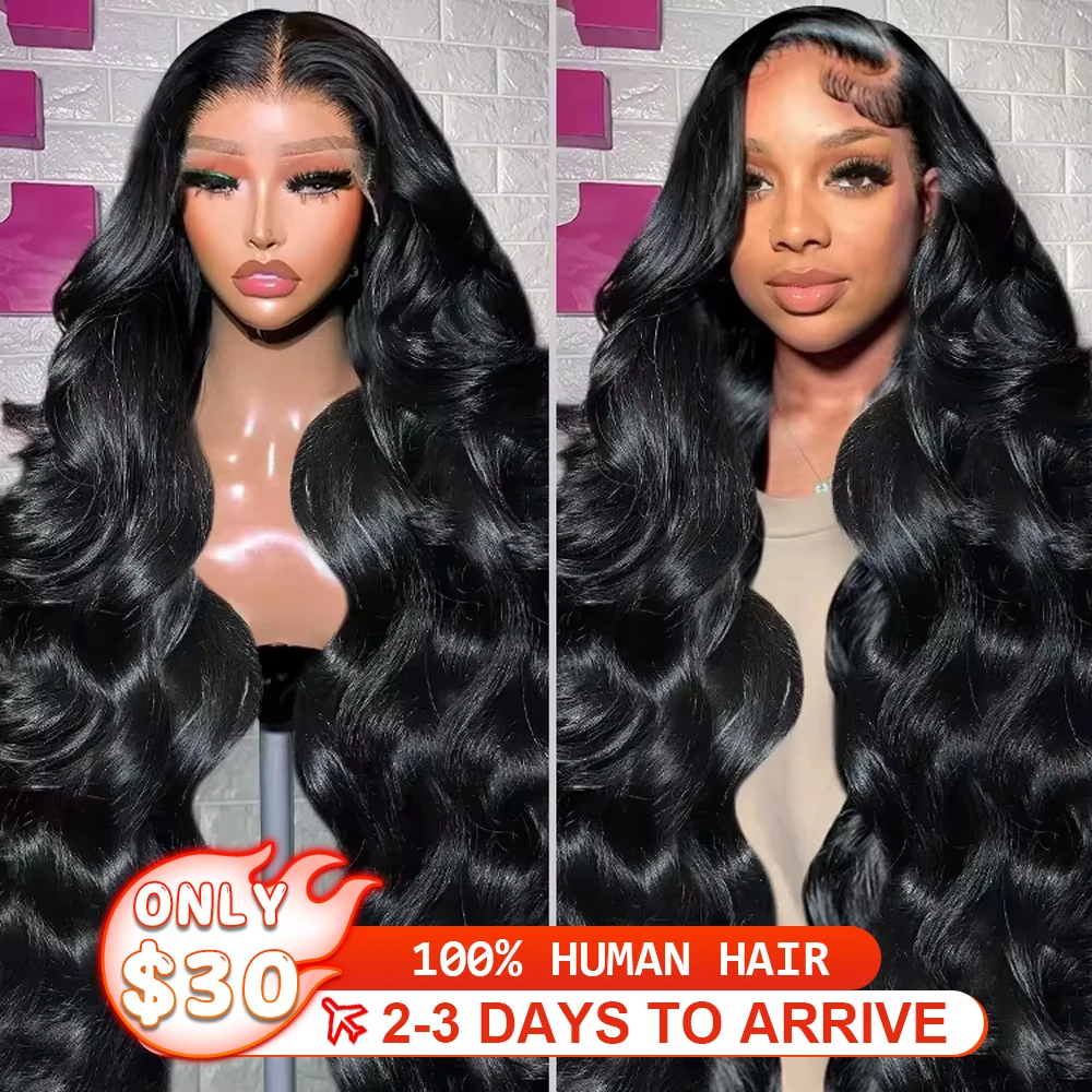

30 40Inch body wave human hair wigs 13x6 Lace Front Human Hair Wig 100% Real Human Hair 13x4 HD Lace Frontal Wig 250 Density