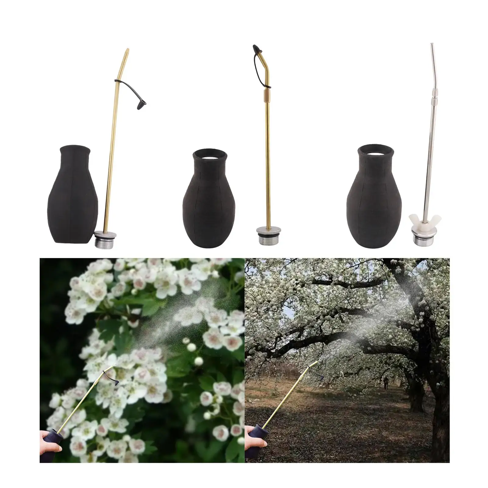 

Powder Duster Outdoor Gardening Agricultural Supplies Indoor Handheld Garden Powder Sprayer Diatom Powder Dispensing Bulb Duster