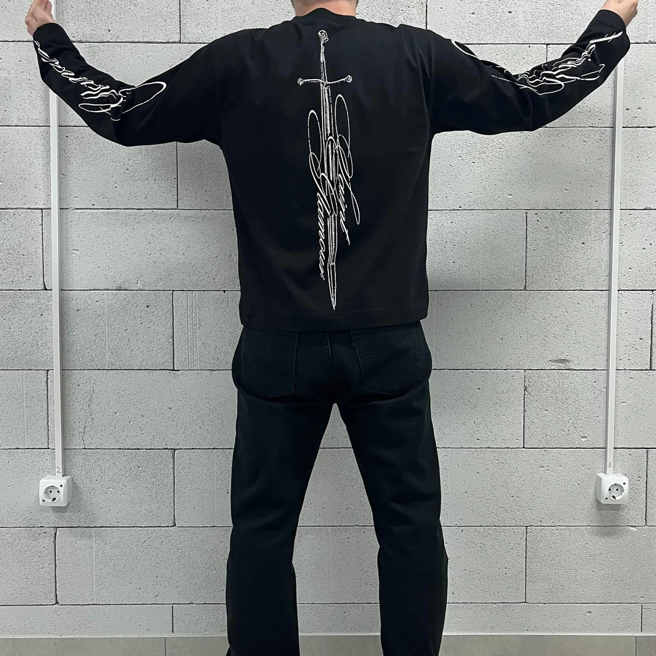 Nova camiseta de manga comprid - Street Fashion Men avaliação e preço