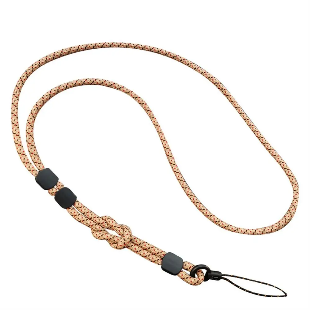 Adjustable Mobile Phone Lanyard Hand-woven Long Neck Phone Hanging Chain Nylon Pendant Cellphone Straps Wrist Straps