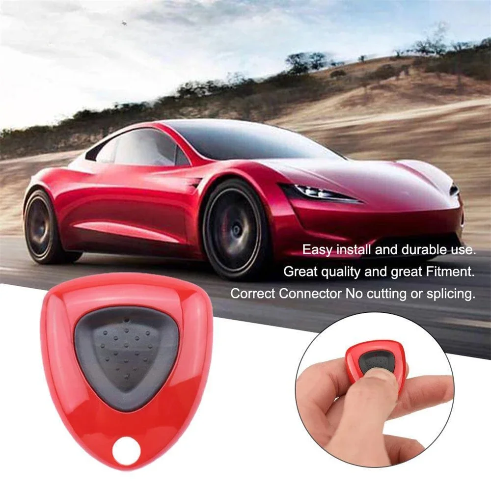 For Tesla Model 3 Y S X Remote Control of Charging Cover Open Button Charger Pile Opening Cover Port Key Chip Modely Accessories