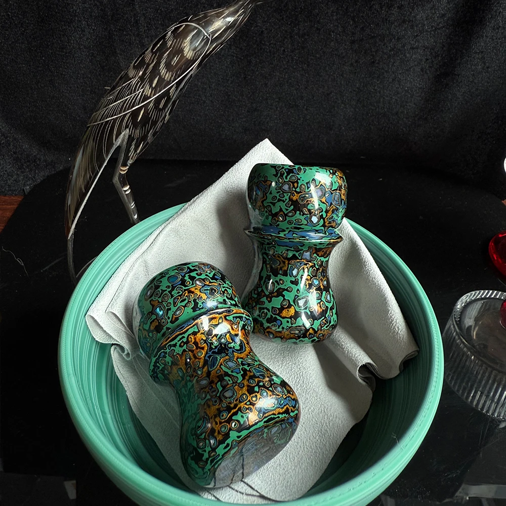 GDMG Handle-Intangible Cultural Heritage Chinese lacquerware royal colorway Compatible with all brush knots