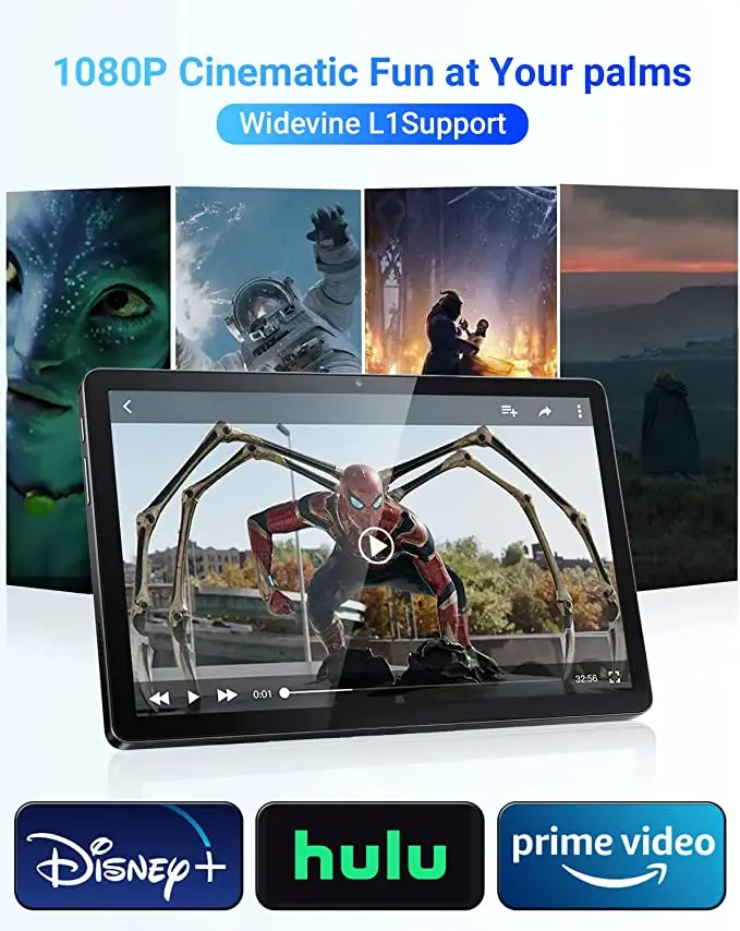 Nowy Blackview Tab 12 Pro Android 12 Tablet 10.1 \'\', Tablet 14GB + 128GB, ośmiordzeniowy, Dual SIM 4G LTE + Tablet z WiFi, Widevine L1