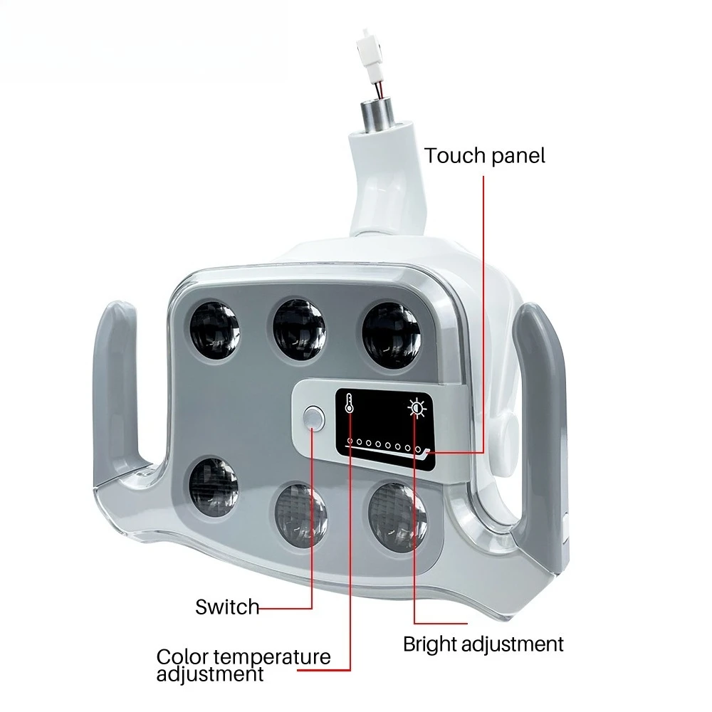 Lámpara ajustable con 6 bombillas Equipo para iluminación