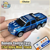 RC Cars 2.4G 5-Channel 1/64 Alloy Mini Remote Control SUV Drifts Electric Off-road Racing Buggy Vehicle Toys for Children Gifts