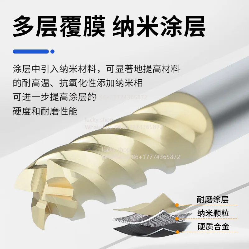 Superalloy, Milling Cutter, Tungsten Steel, Cemented Carbide