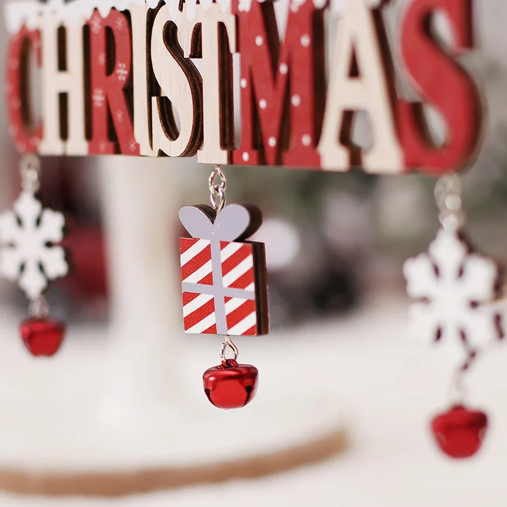 여러 시나리오 사용 가능 고품질 1pc 크리스마스 트리 장식 크리스마스 장식품 패브릭 끈 포함