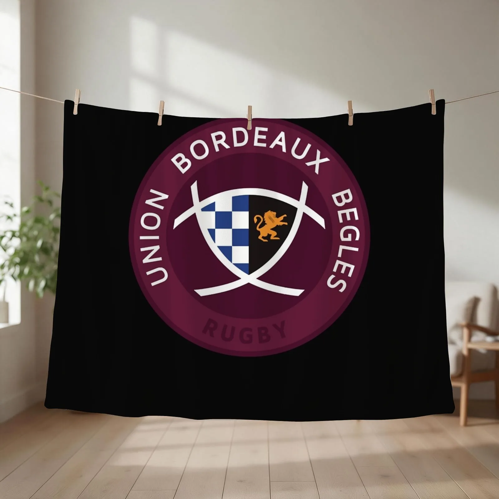 Copy of Funny UNIONN BORDEAUX BEGLES shirt Throw Blanket manga Plush Multi-Purpose Blankets