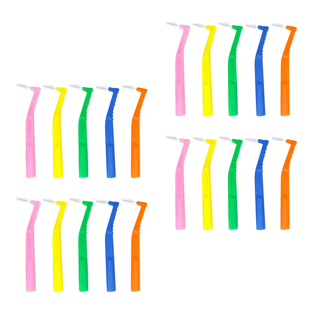 

20Pcs Professional Interdental Brushes Durable Teeth Cleaning Tools Portable Oral Care Supplies for Home Travel Gingivitis