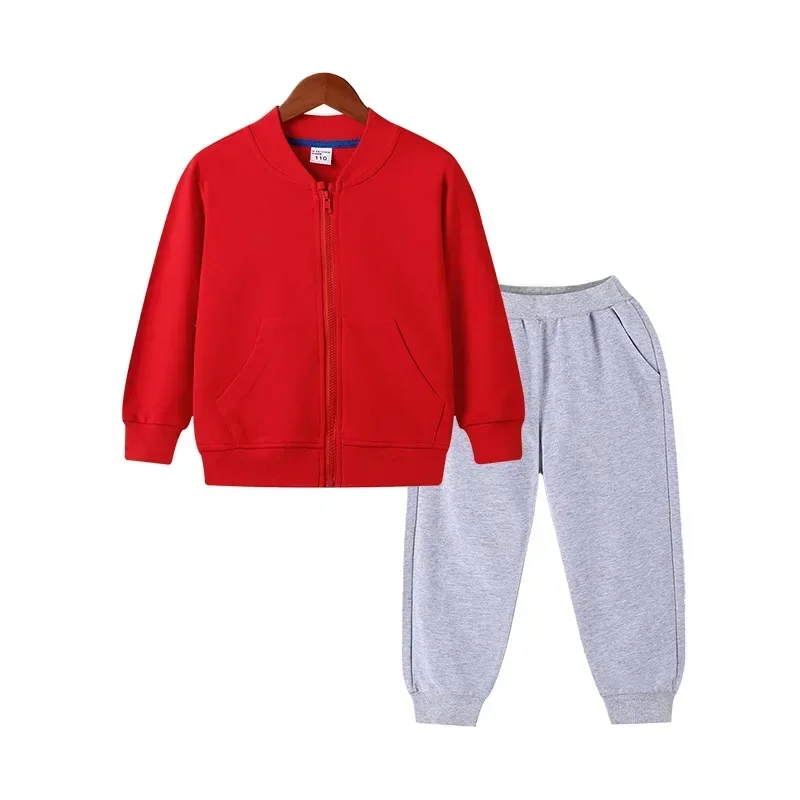 

Autumn Children Boy Girls Clothes Casual Solid 2 Pieces Sets Teenage Sweater Pullover Top Pant Outfit Tracksuits Loungewear 10Y