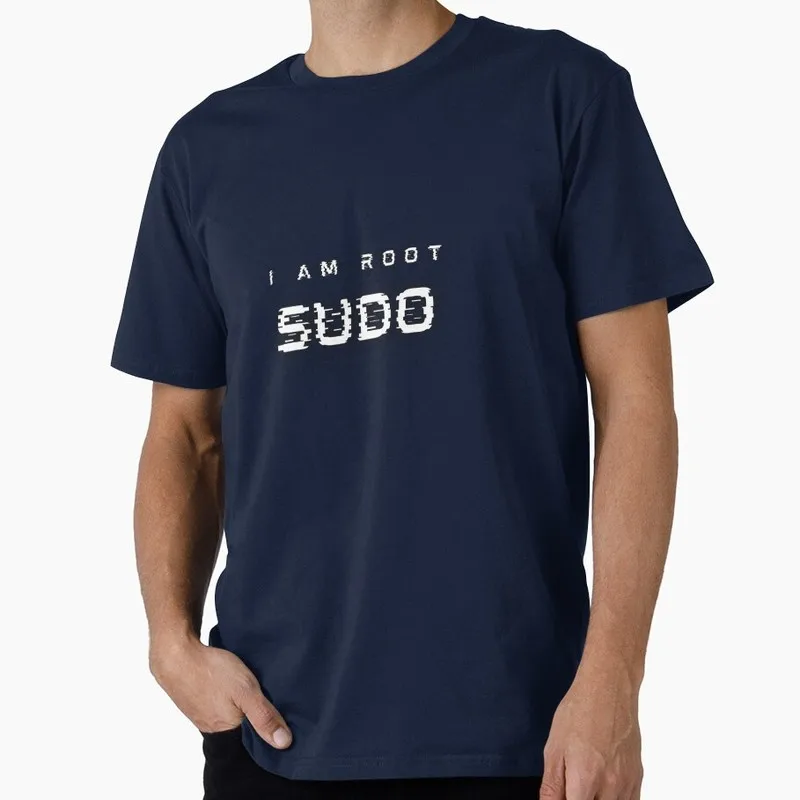 Sudo Funny Linux Operating System Graphic T‑Shirt Casual Short Sleeve Tees Geek IT Developer Fan Gift Tops S-6XL