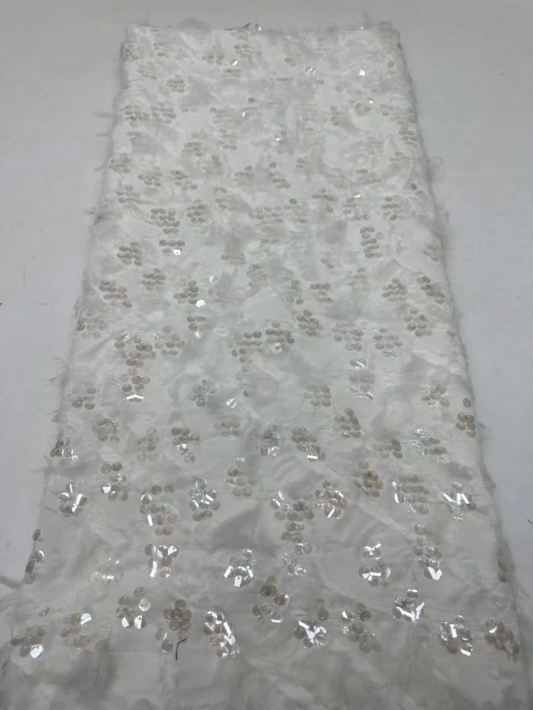 African Sequins Tulle Lace Fabric 2024 High Quality Eembroidery French Nigerian Mesh Lace Fabrics For Wedding Dress Sewing