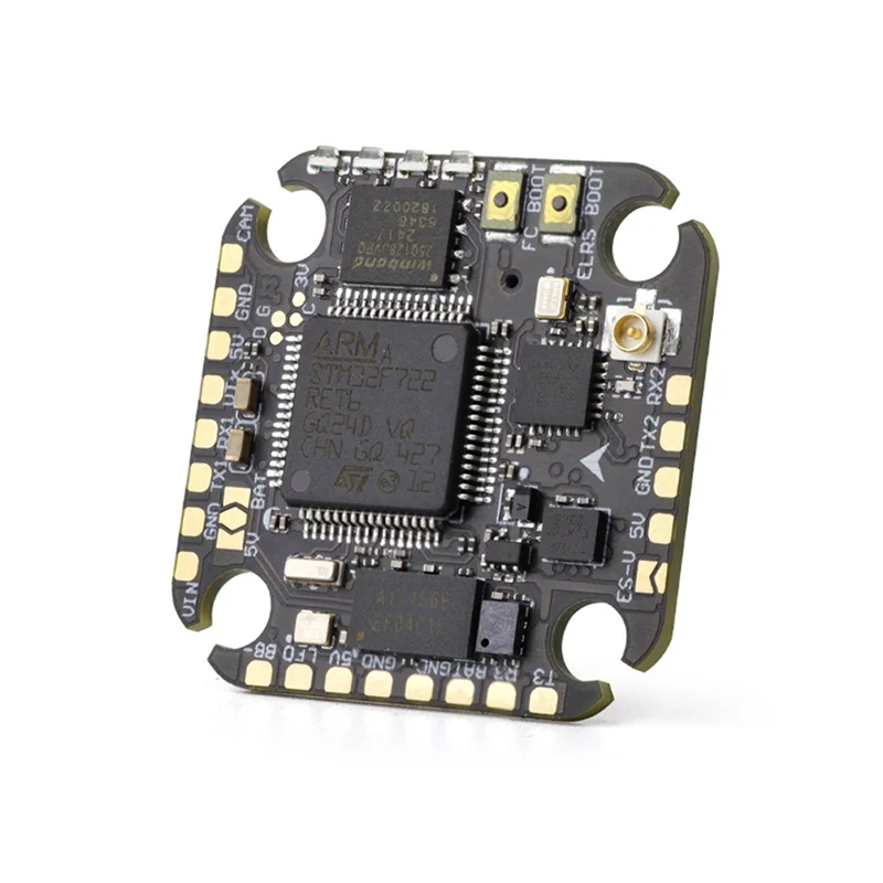 SQPP-ELRS 2.4G Встроенный приемник 5 В 2A BEC F722 Lite Контроллер полета 20X20 мм 2-6S LIPO для FPV Freestyle Drone
