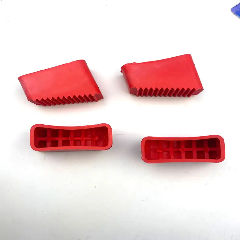 Premium Rubber Ladder Foot Pads Nonslip Protective Cover Heavy Duty Replacement Mat For Household Step Ladder Supplies