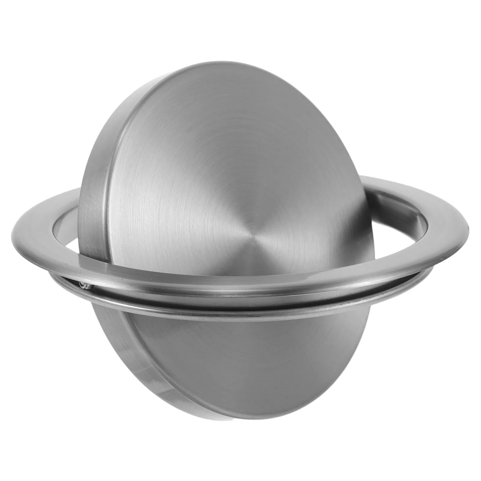 

Trash and Waste Chute Lid Recessed Counter Cover Stainless Steel Balance Flap Cover Surface Grommet Swing Trash Can Lid 15-16cm