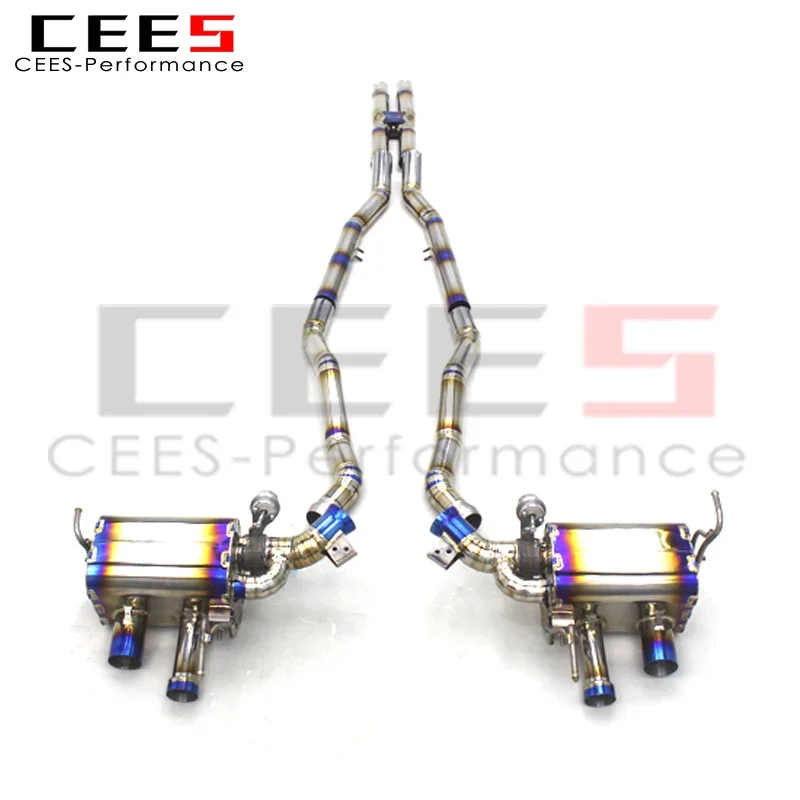 

CEES Exhaust Pipe With Vacuum Valve For Ferrari FF 6.3 V12 2011-2016 Titanium Catback Exhaust X Pipe Auto Parts