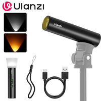 Ulanzi LM07 LED Videography Flashlight Fill Light Creative Multicolor Spotlight Zoom Portrait Atmosphere Photography Sunset Lamp
