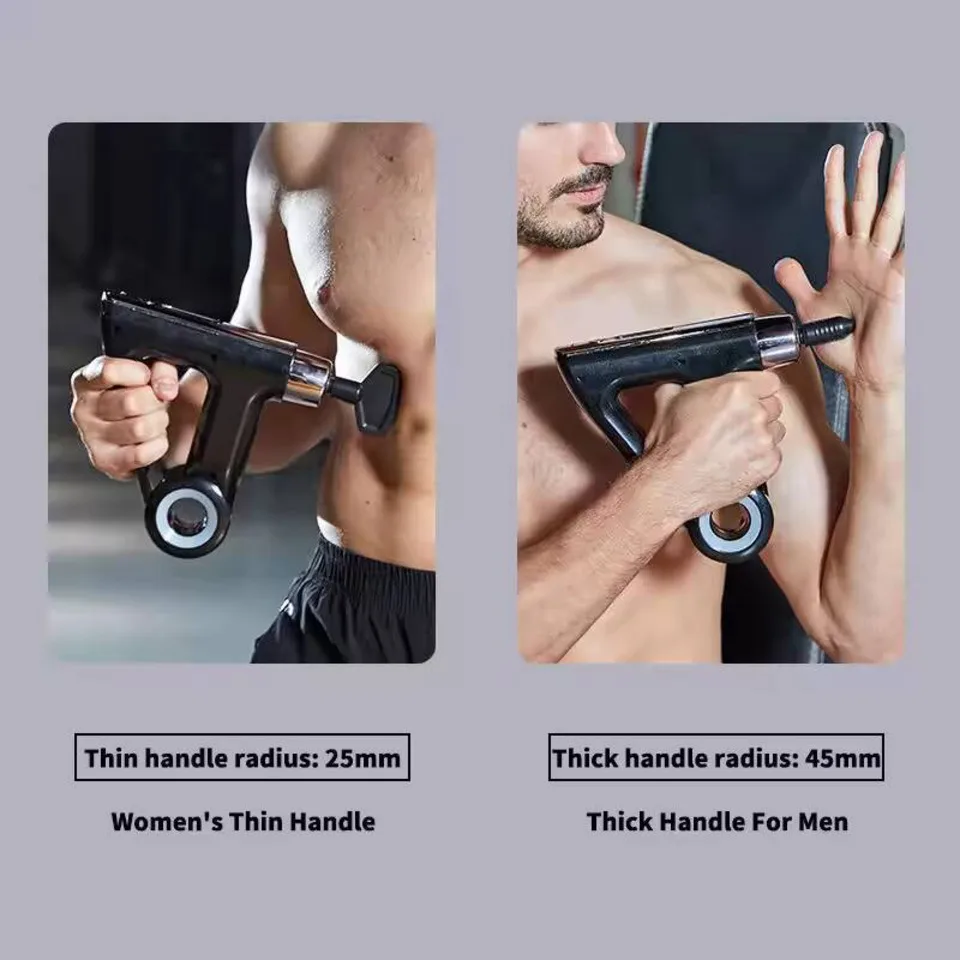 Portable Professional Fascia Gun Electric Body Percussion Muscle Massager With MP3 Flash Player For Sports & Entertainment view 3