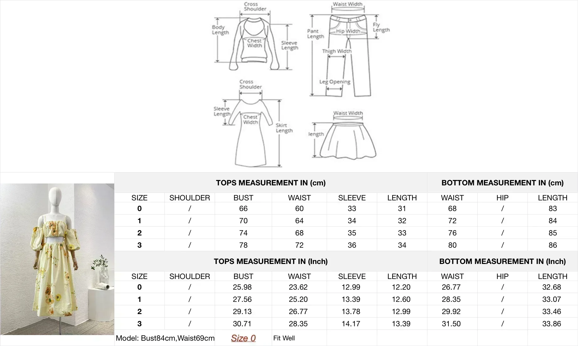 الأزرق الأزهار طباعة 2024 القطن المرأة الجديدة الصيف نصف كم عارية الذراعين أنبوب القمم وتنورة طيات عطلة مجموعة #6