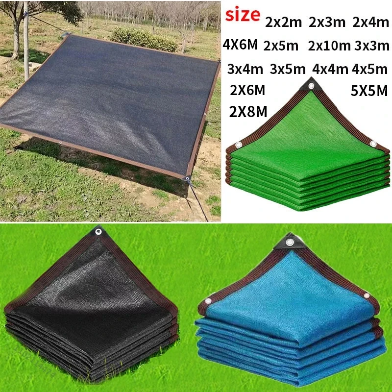 Outdoor garden sunshade net, terrace sunshade, camping sunshade net, UV protection, HDPE sunscreen fabric, sunshade