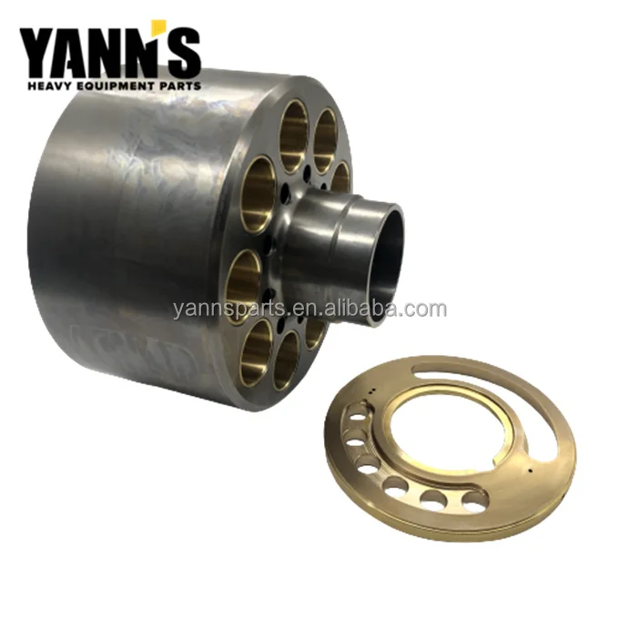 YANN'S 2560083 256-0083  Excavator Hydraulic Pump Barrel Cylinder Block Valve Plate LH