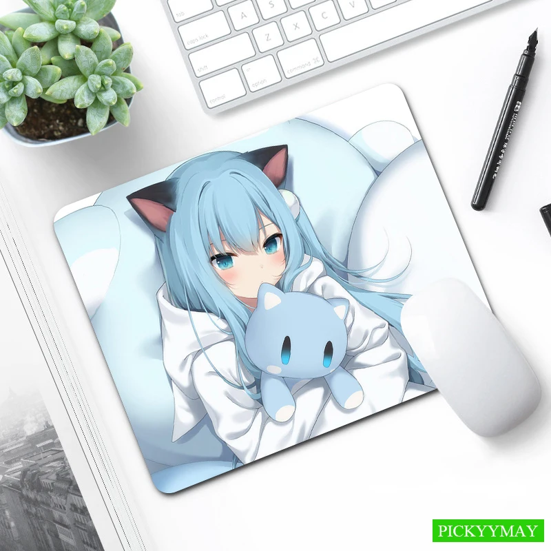 

Kawaii Design XS Mouse Pad Small Desk Mat Rubber Laptop Mousepad 18x22cm Girl Mouse Mat Design Desk Pad