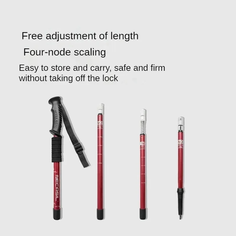Multi Functional Aluminum Hiking Stick 2