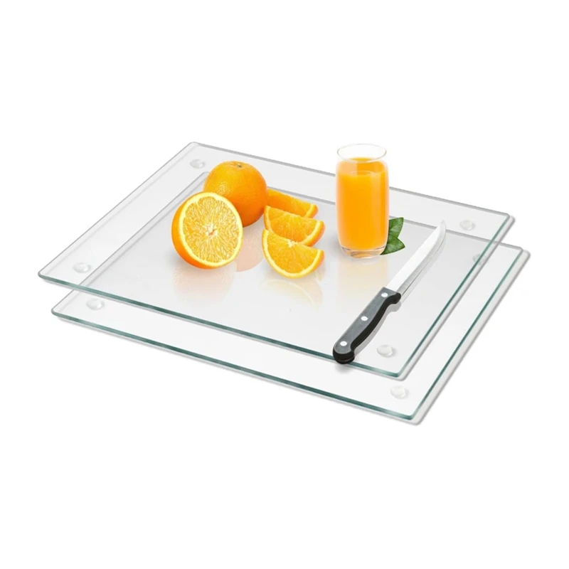 2 PCS Cutting Boards Clear Cutting Board About 32X22.5X0.5Cm For Outdoors Counter