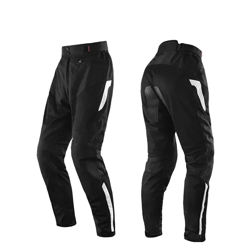 Winter windproof and anti fall motorcycle warm pants for outdoor cycling with protective gear and anti fall pants