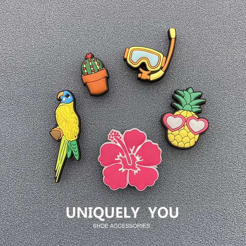 shoe charms Tropical fruits Shoe Accessories Fashion Decorations for Cross Shoes
