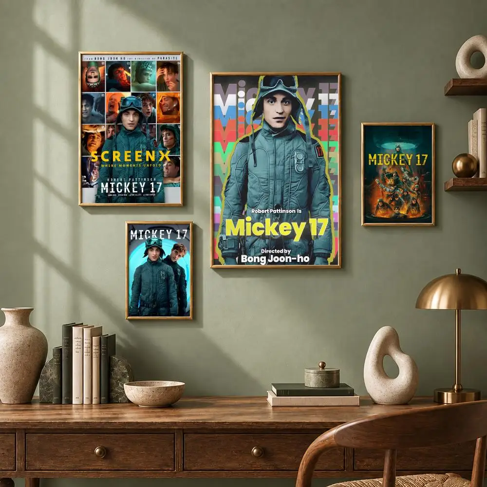 Trending Movie M-MickeyS 17 Poster HD Self-Adhesive No Residue After Removal Ideal for All Kinds of Wall Decor