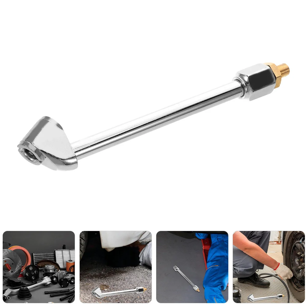 

2Pcs Tire Inflation Nozzle Heavy Duty Metal Quick Connect for Car Motorcycle Chuck Reliable Valve Adapter