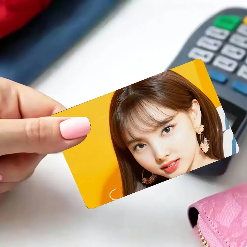 LOVELY N-NAYEON   4pcs 1Set Card Stickers Small Waterproof Chip 4PCS Card Sticker Anti-Scratch