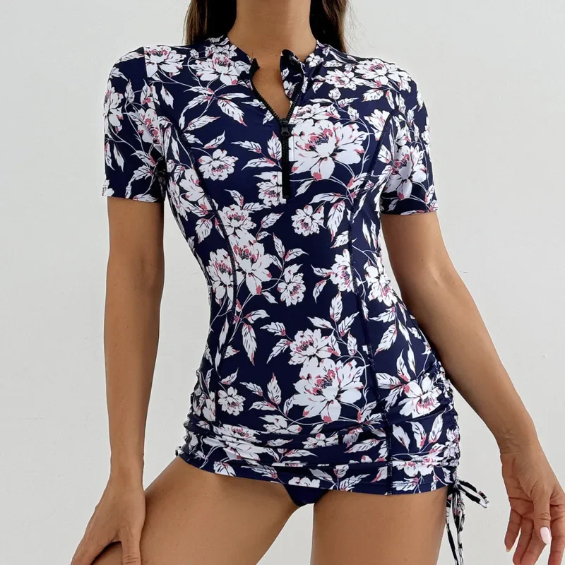 منفصلة المايوه Tankini مجموعة ملابس السباحة النسائية رفع للشاطئ ملابس سباحة حريمي قطعتين لباس سباحة بركة المرأة لباس سباحة