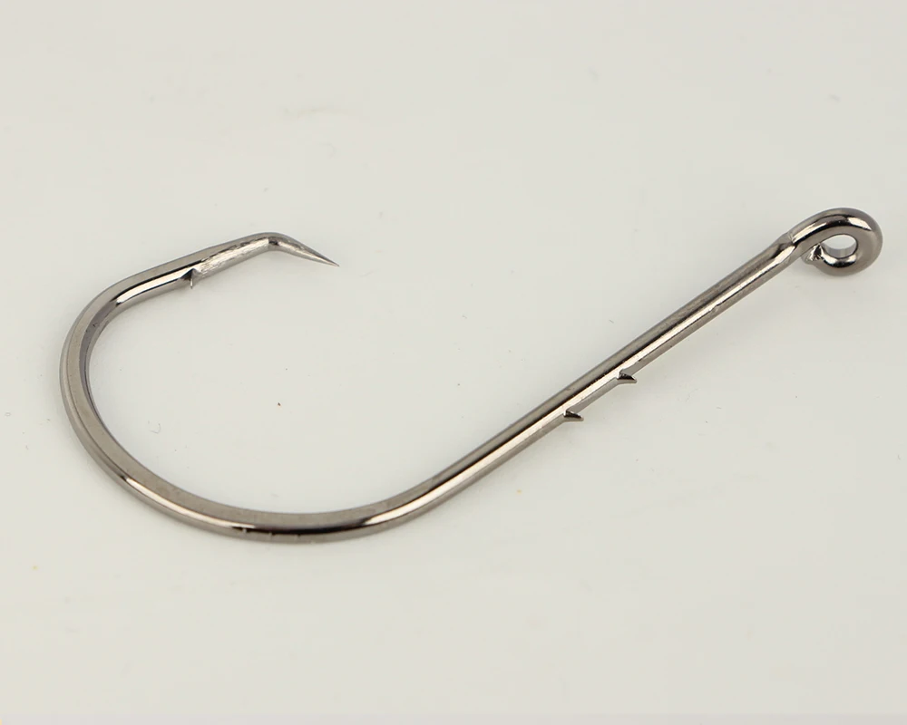 FTK Angelhaken Angeln Octopus Circle Hook 1-6 # -50 Stück 1/0-8/0 # -25 Stück chemisch geschärfte Haken aus Kohlenstoffstahl, Angelgerät – Detail 10