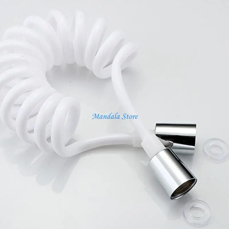 

U2JC Retractable Spring Hose for Handheld Shower for Head Toilet Bidet Sprayer 2m