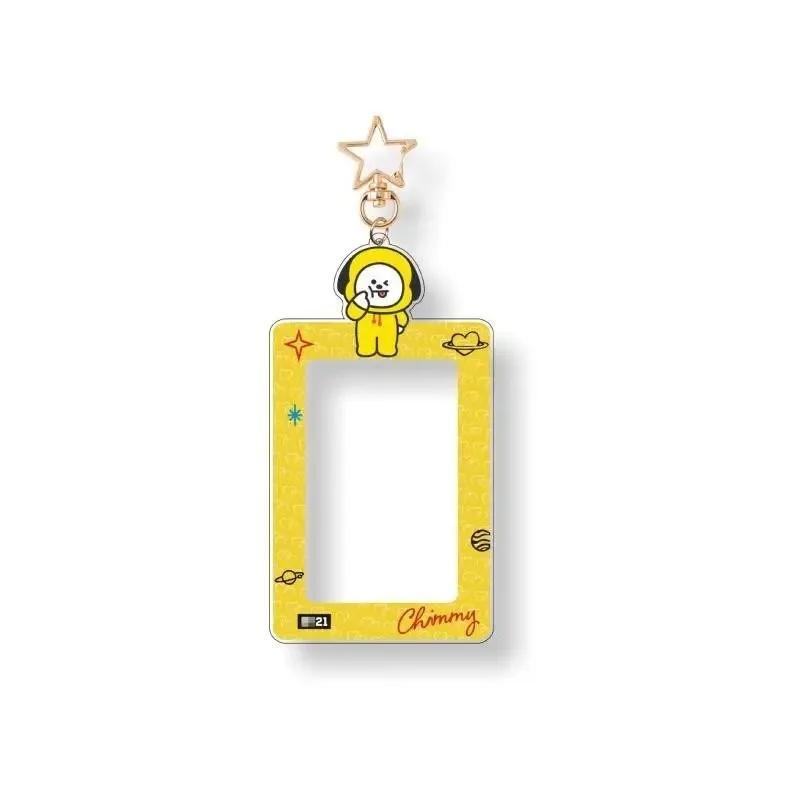 BT21 Small Card Holder Protective Case for Storing ID Card Photos, Card Bag Acrylic Photo Display Stand LINE FRIENDS view 4