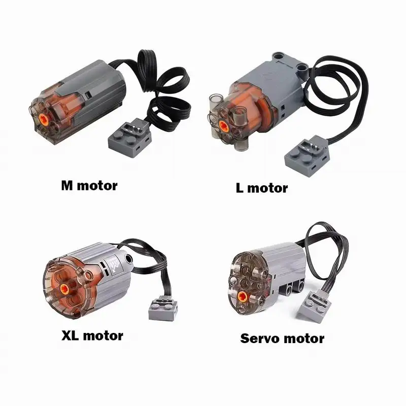 Techniczny zestaw MOC z funkcją Power Functions, silnikiem serwo M L XL, elektronicznym zestawem klocków konstrukcyjnych do klocków legoeds 8883 88003 8882 88004